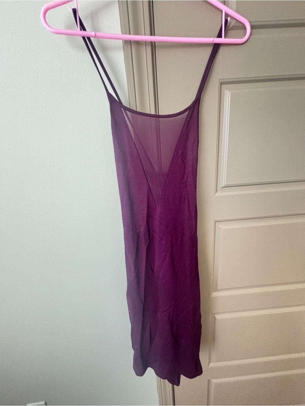 Charlotte Russe Plum Purple Backless Slip Dress